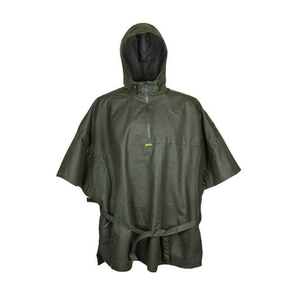 WALDKAUZ Regencape "Wassermann" aus Waxcotton, Oliv